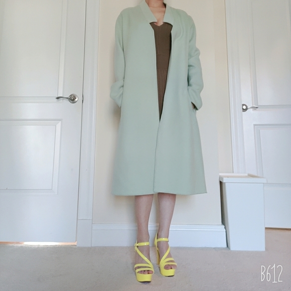 Coats | Halston Heritage Wool Coat Szm 